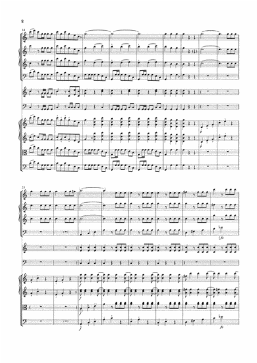 Symphonie C Major Hob. I:82 Orchestra scores gallery preview page 3