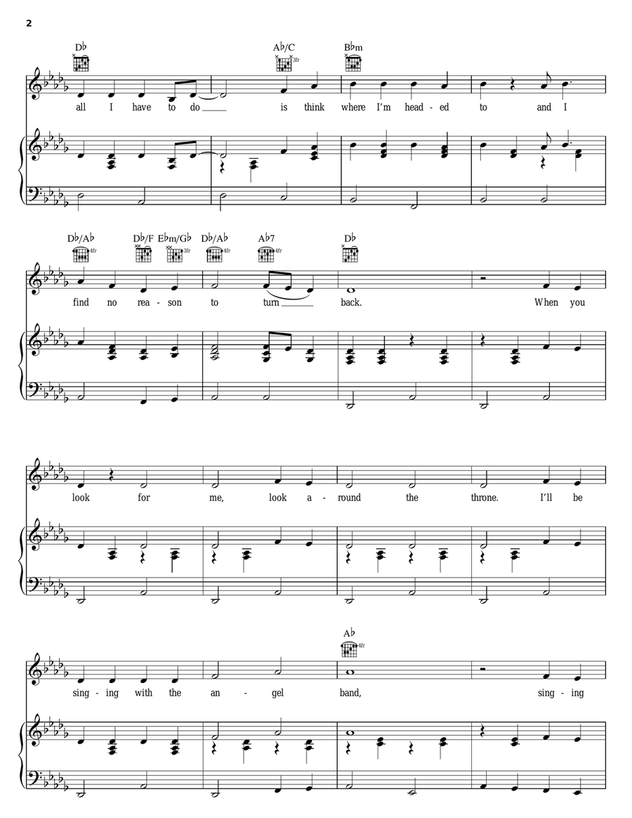 Look For Me (Around The Throne) Acoustic Guitar scores gallery preview page 2