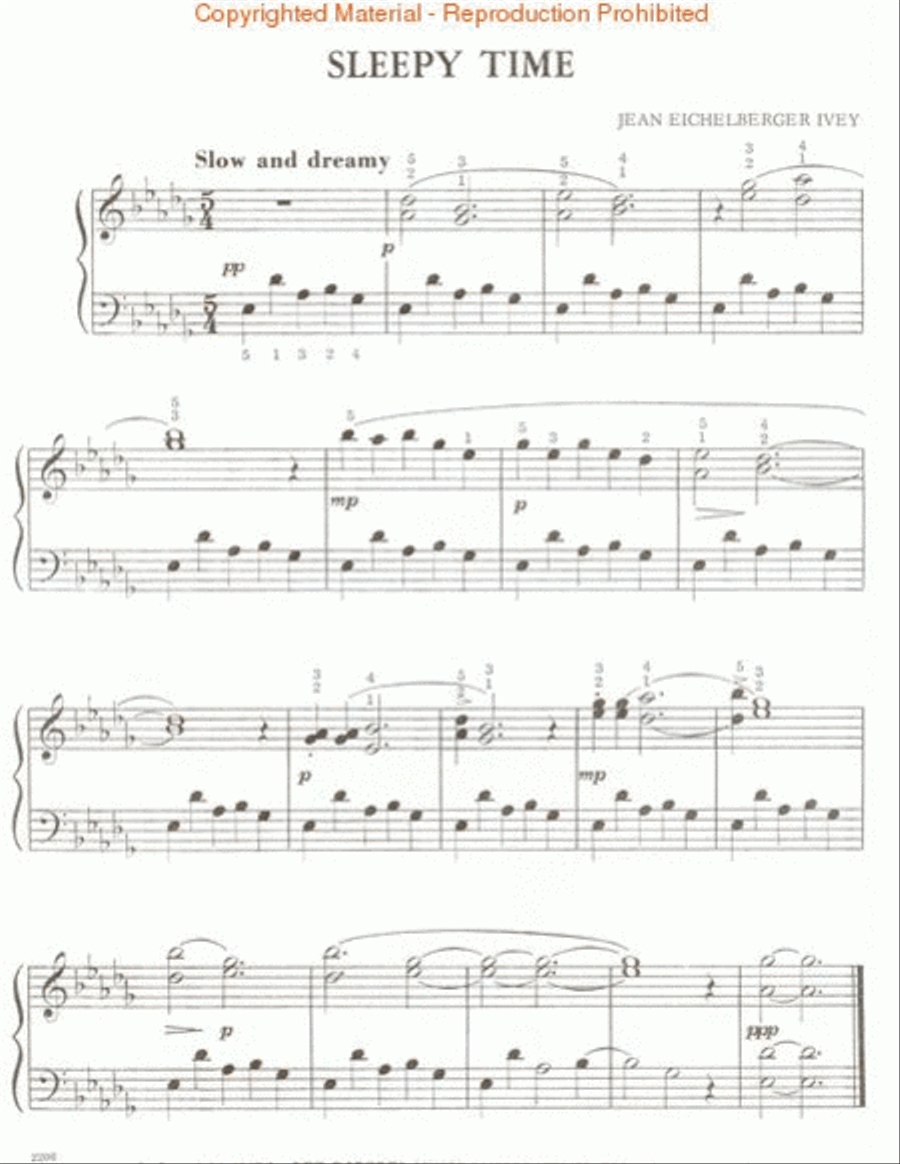 Sleepy Time & Water Wheel Piano Method scores gallery preview page 2