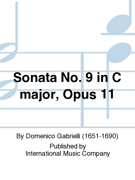 Sonata No. 9 in C major, Op. 11 (VOISIN)