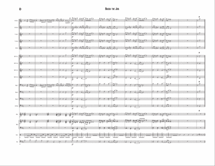 Bossa The Job Bossa The Job Jazz Ensemble scores gallery preview page 6
