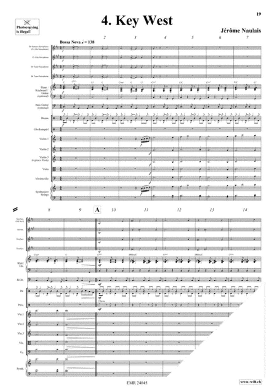 Play With Your Band Volume 3 Saxophone Ensemble scores gallery preview page 7