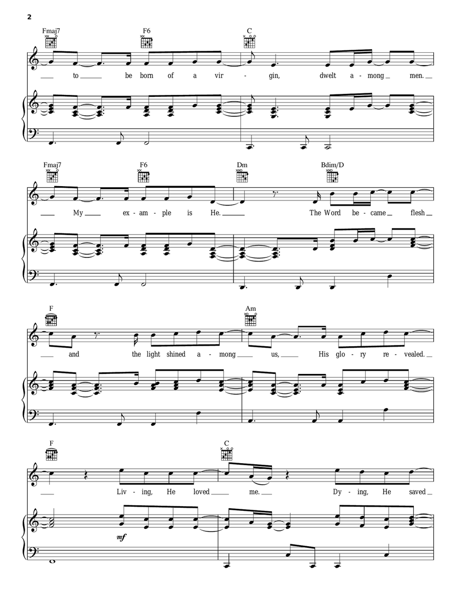 Glorious Day (Living He Loved Me) Guitar scores gallery preview page 2