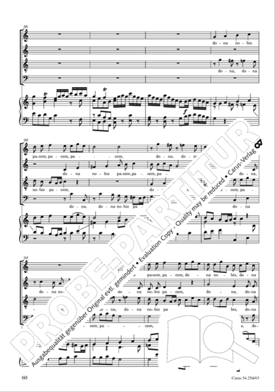Missa Sancti Hieronymi 4-Part scores gallery preview page 61