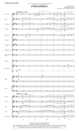 Book cover for Ever Faithful - Score
