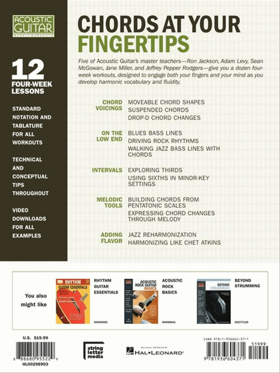 Chords at Your Fingertips Acoustic Guitar scores gallery preview page 9