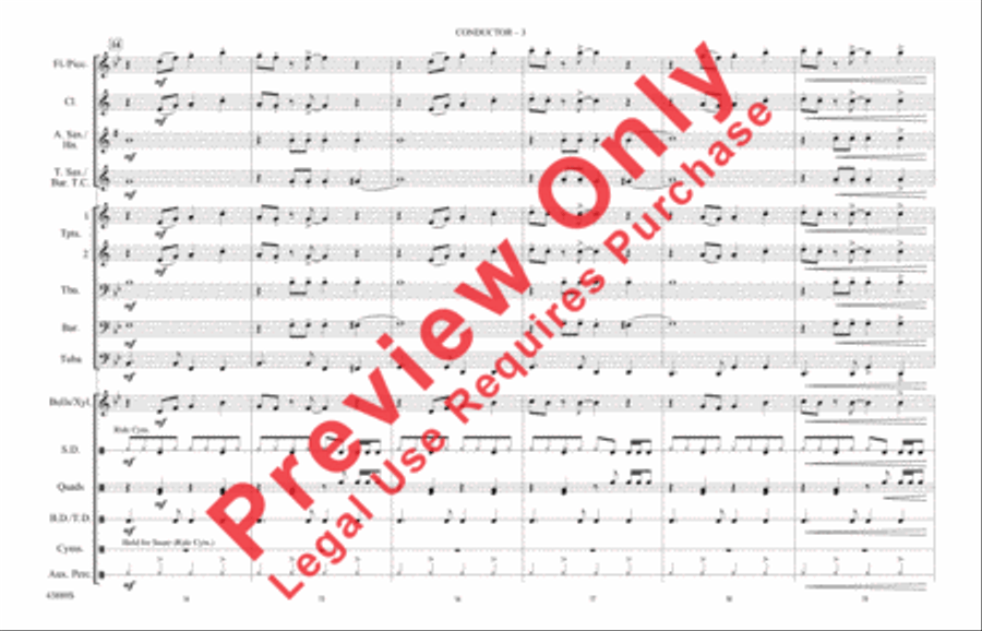 Monster Mash Monster Mash Marching Band scores gallery preview page 4
