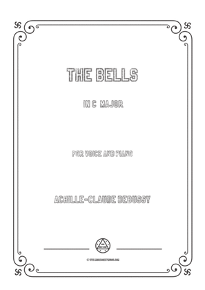 Book cover for Debussy-The Bells in C Major,for voice and piano