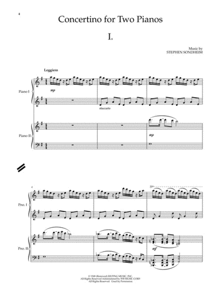 Concertino for Two Pianos