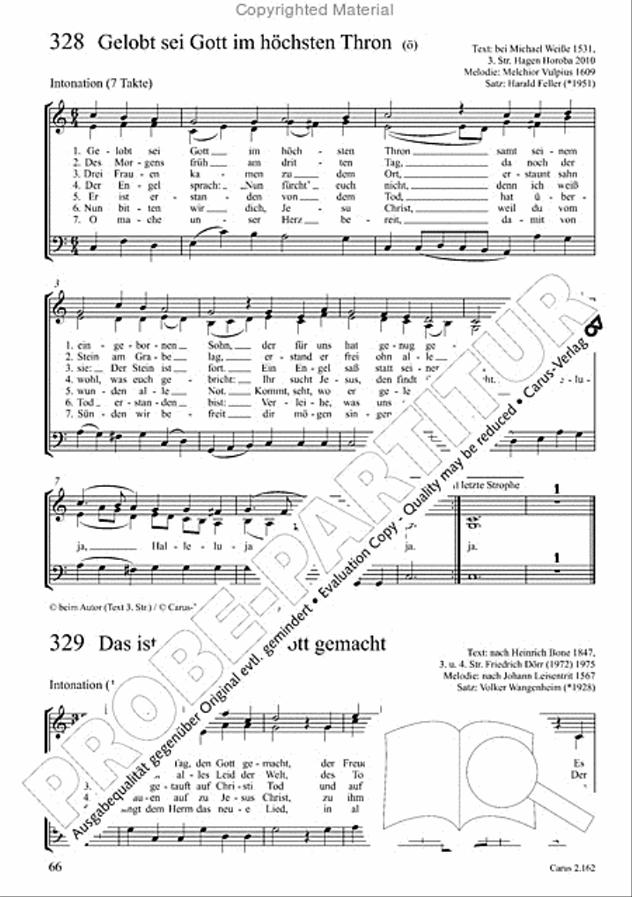 Chorbuch Gotteslob SAM 3-Part scores gallery preview page 67