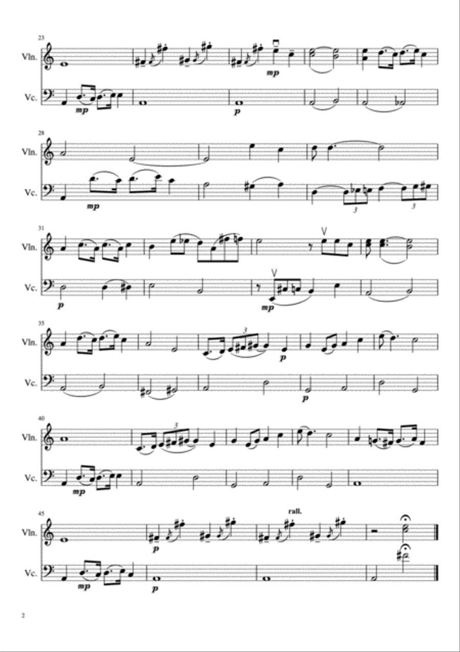 Summertime Summertime String Duet scores gallery preview page 3