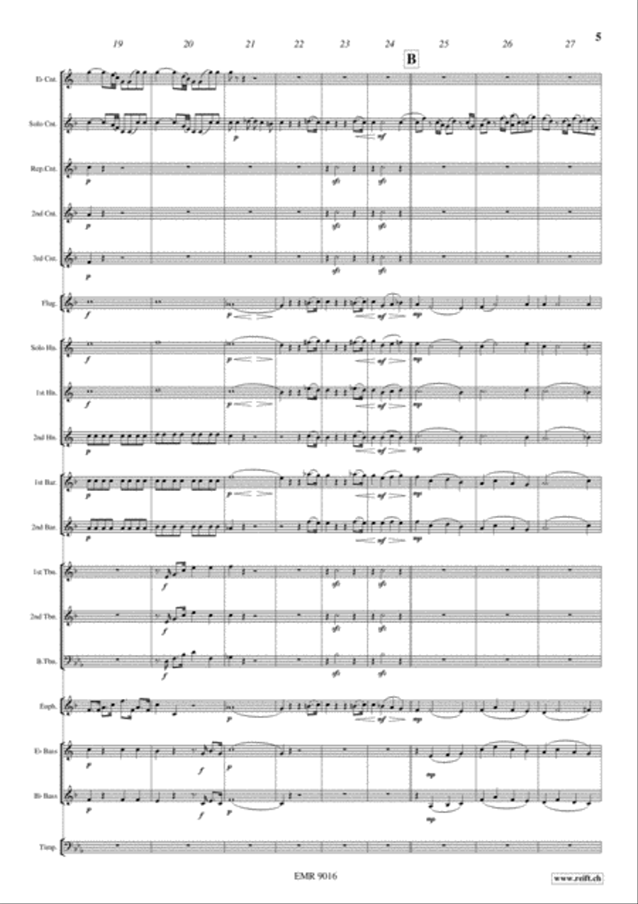 Maurerische Trauermusik Maurerische Trauermusik Brass Band scores gallery preview page 6