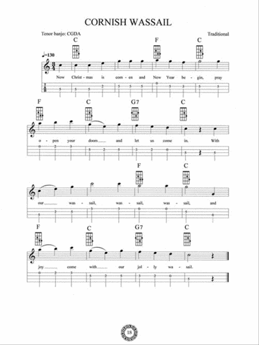 Celtic Songs for the Tenor Banjo Acoustic Guitar scores gallery preview page 5