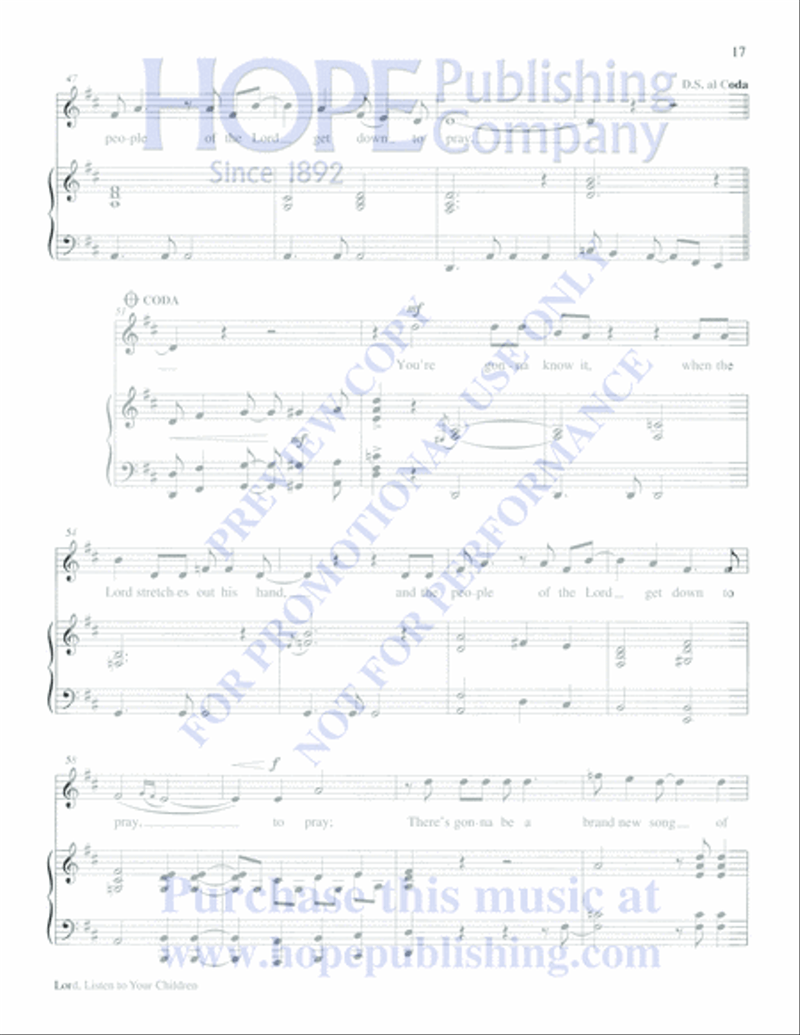 Seven Sacred Vocal Solos High Voice scores gallery preview page 20