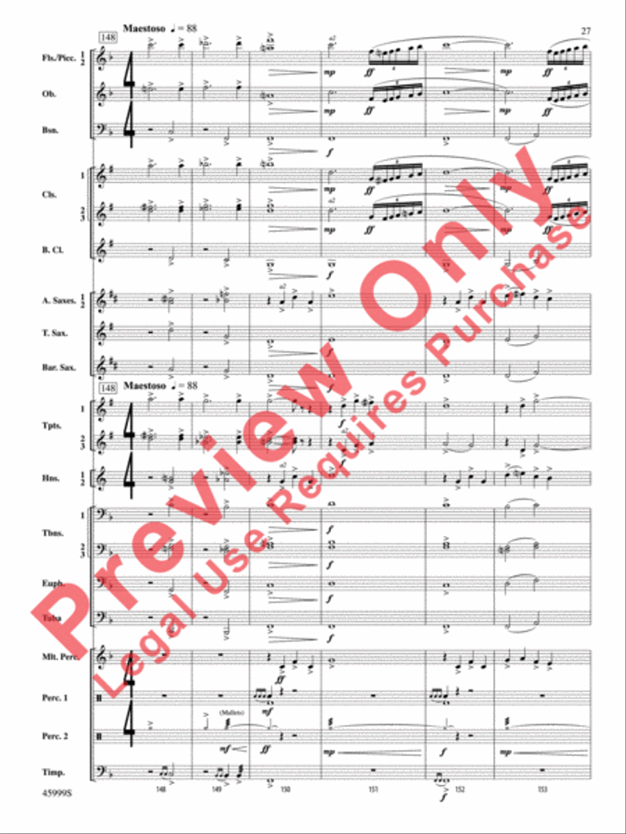 The Blue Ridge Concert Band scores gallery preview page 28