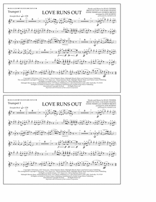 Love Runs Out - Trumpet 1