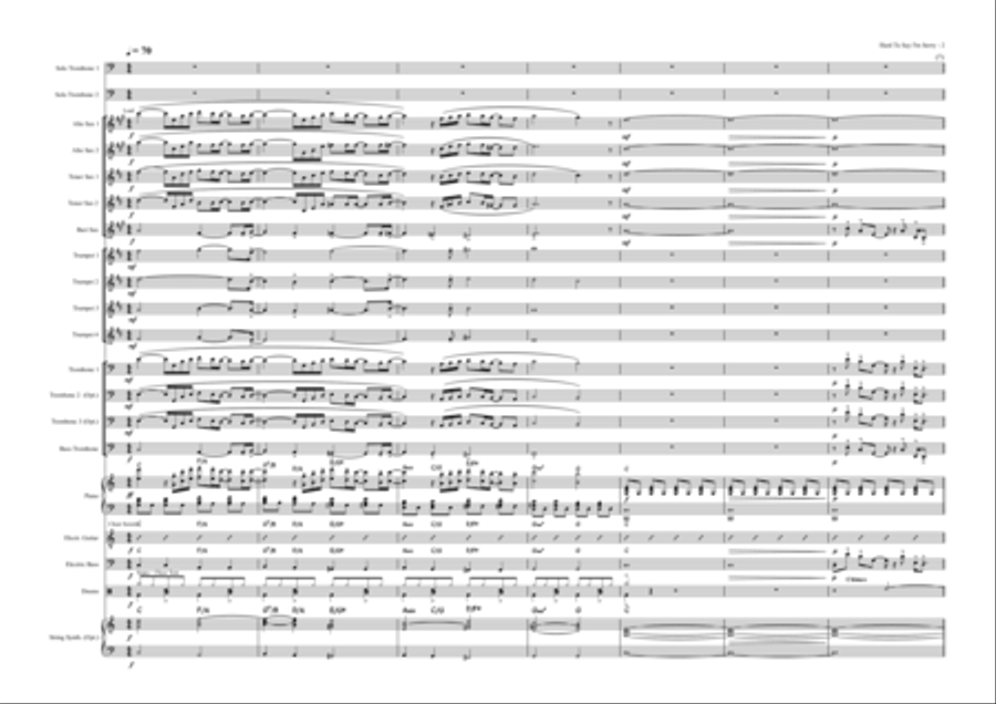 Hard To Say I'm Sorry Hard To Say I'm Sorry Jazz Ensemble scores gallery preview page 2