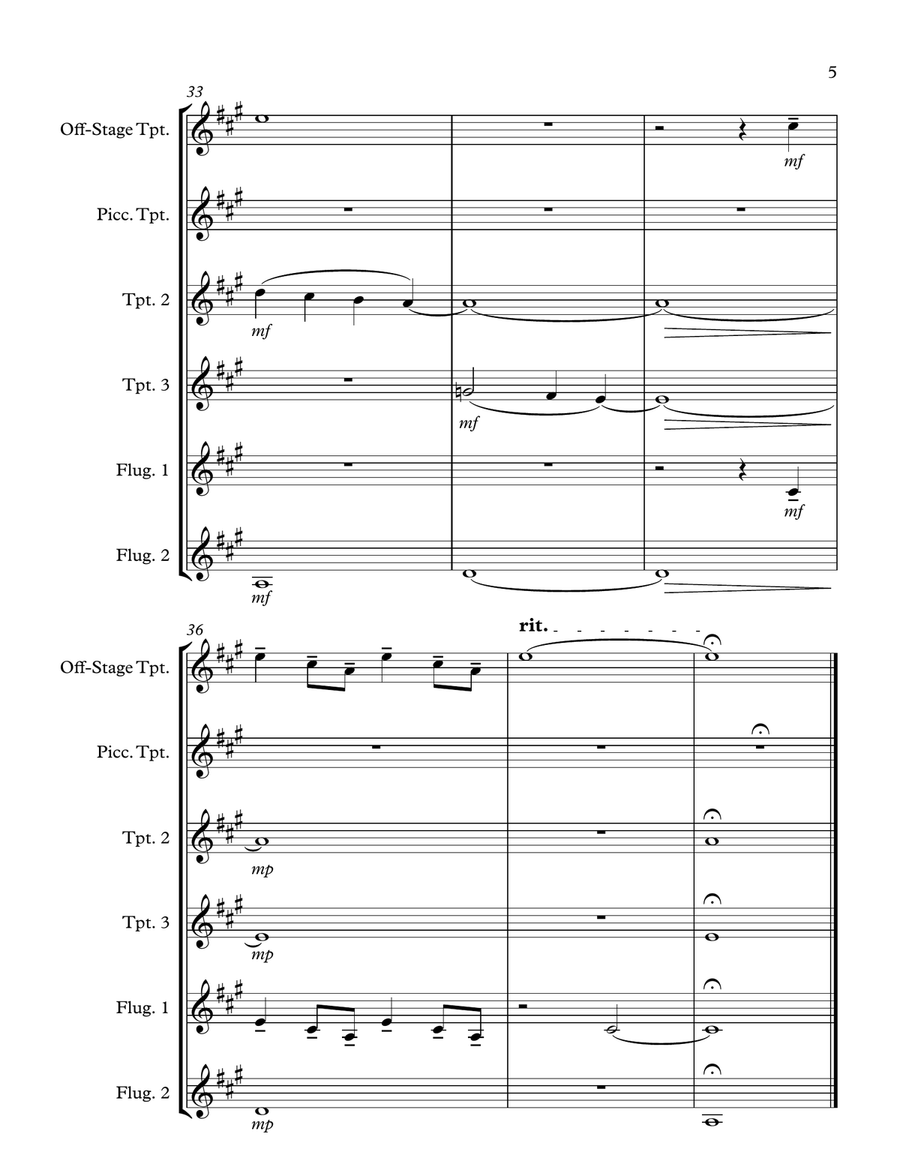 Main Title - Apollo 13 Brass Ensemble scores gallery preview page 5