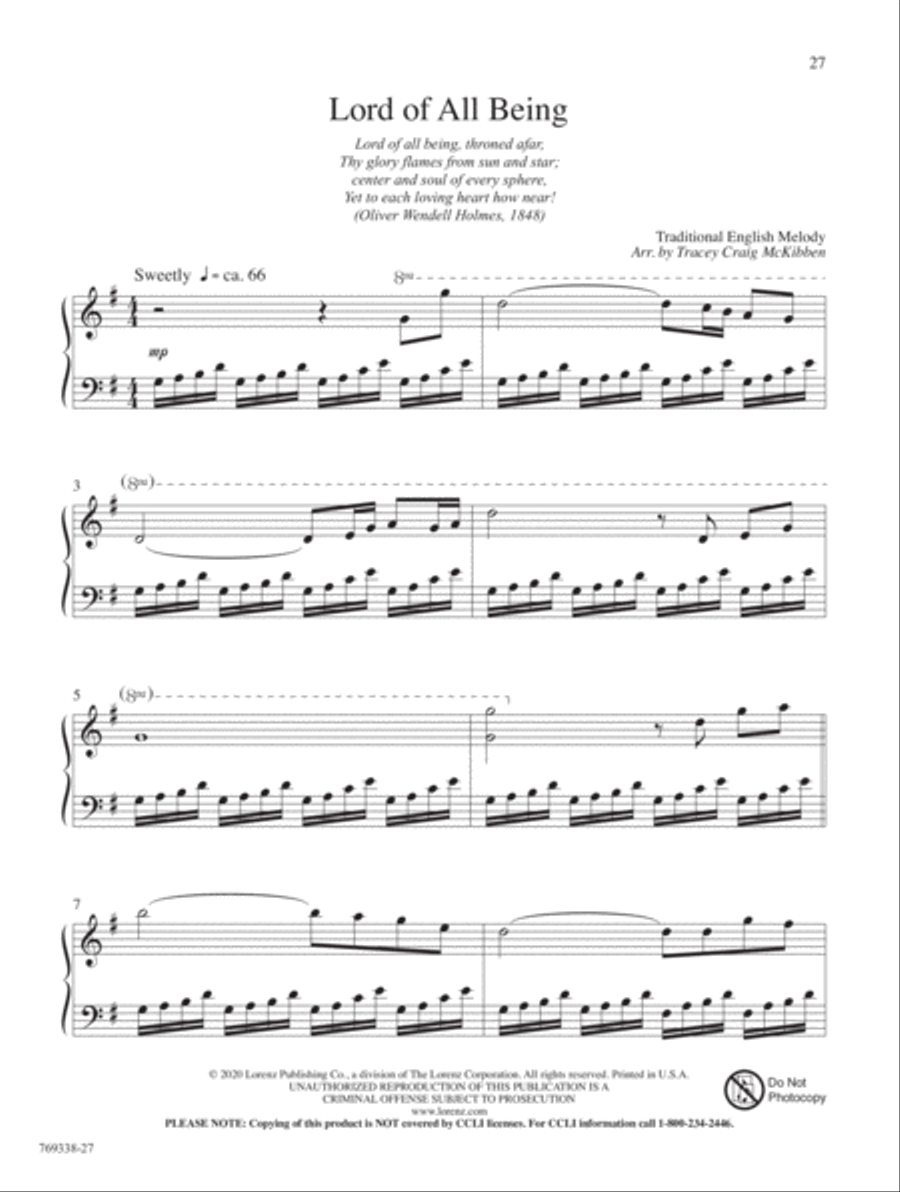 Make His Praise Glorious! Piano Solo scores gallery preview page 9