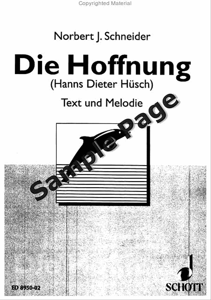 Hoffnung Melody Line Edition 4-Part scores gallery preview page 2