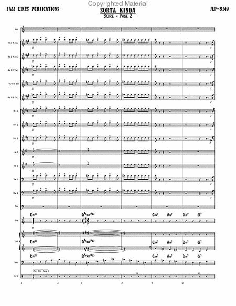 Sorta Kinda Big Band scores gallery preview page 5