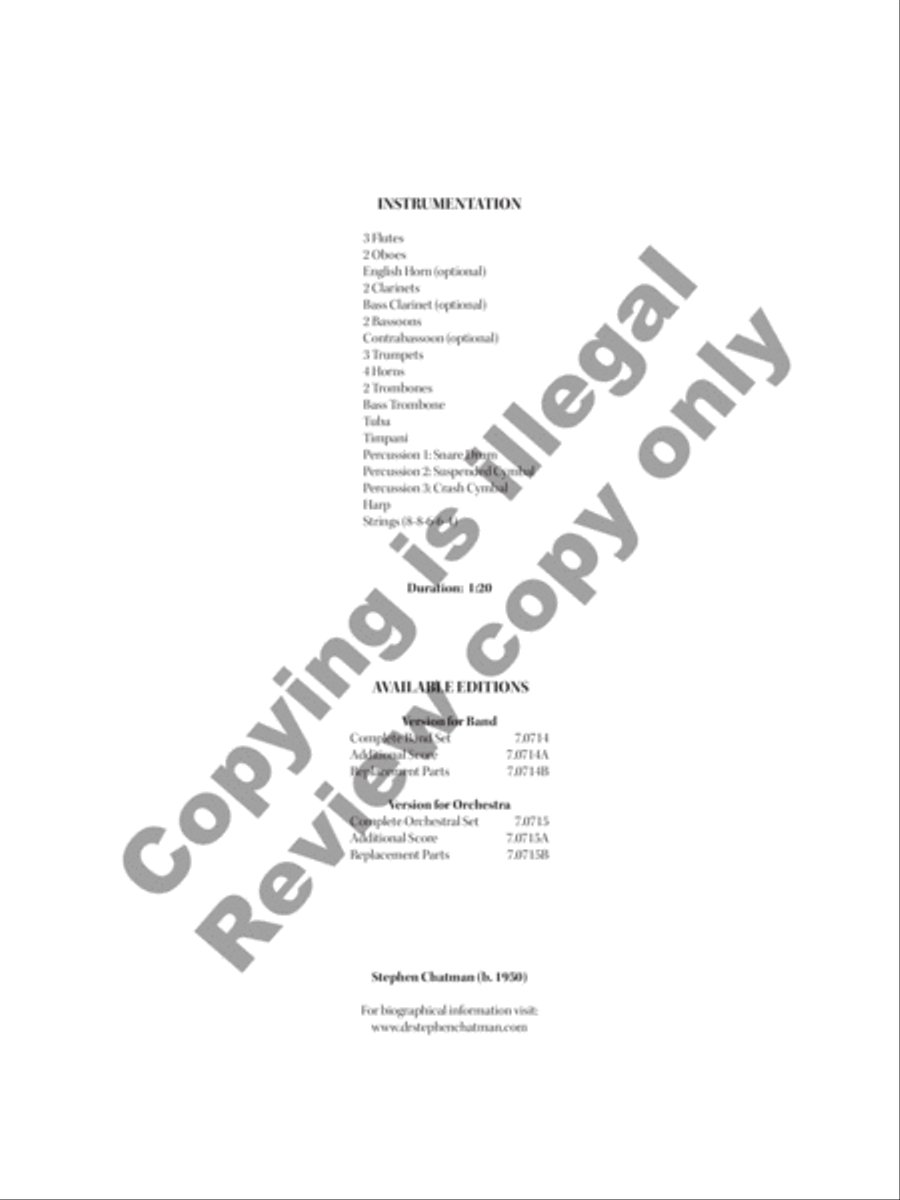 O Canada! Orchestra scores gallery preview page 3