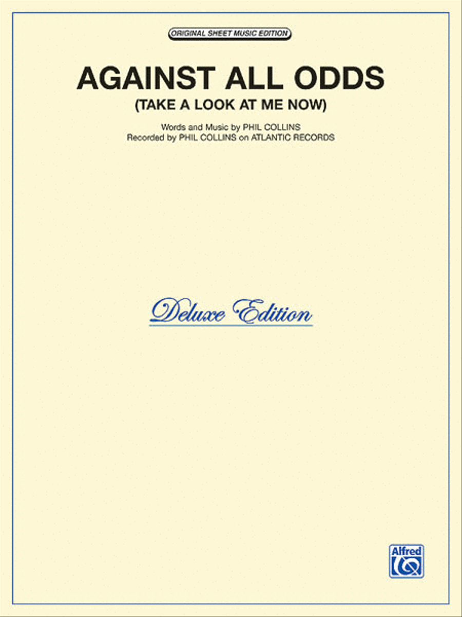 Against All Odds - Take A Look At Me Now Small Ensemble scores gallery preview page 1
