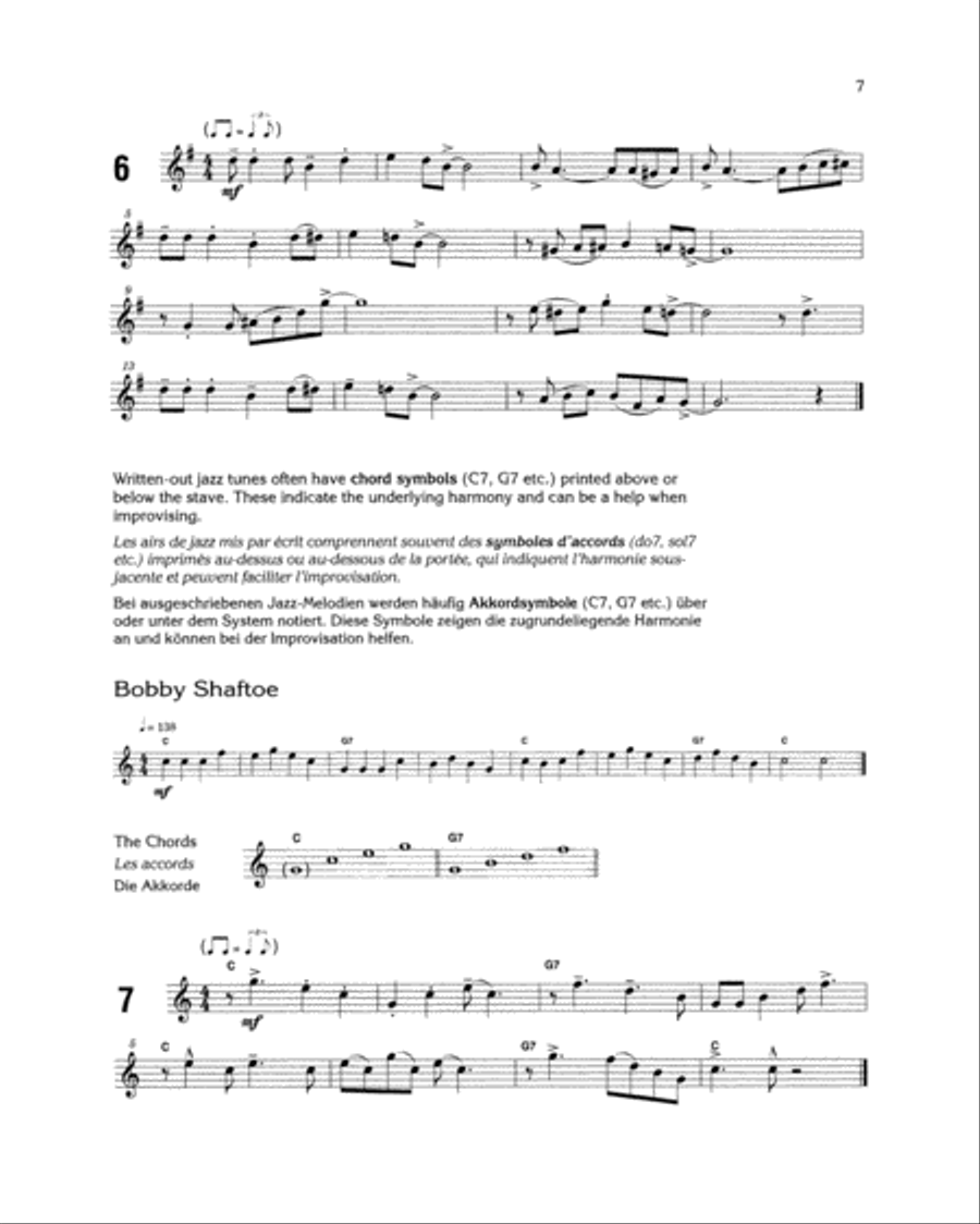 Progressive Jazz Studies for B-flat or E-flat Saxophone, Book 2 Alto Saxophone scores gallery preview page 3