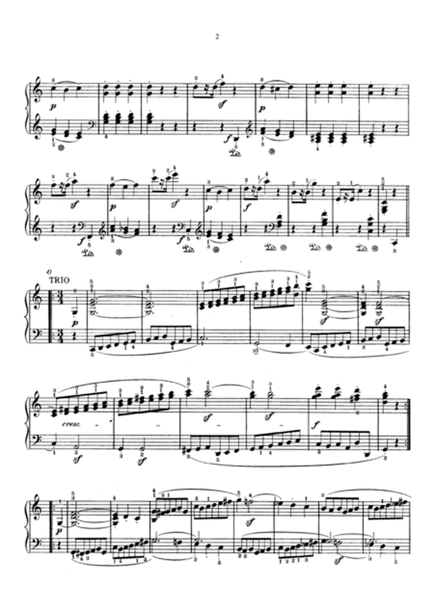 Beethoven Bagatelle Op. 33 No. 2 in C Major