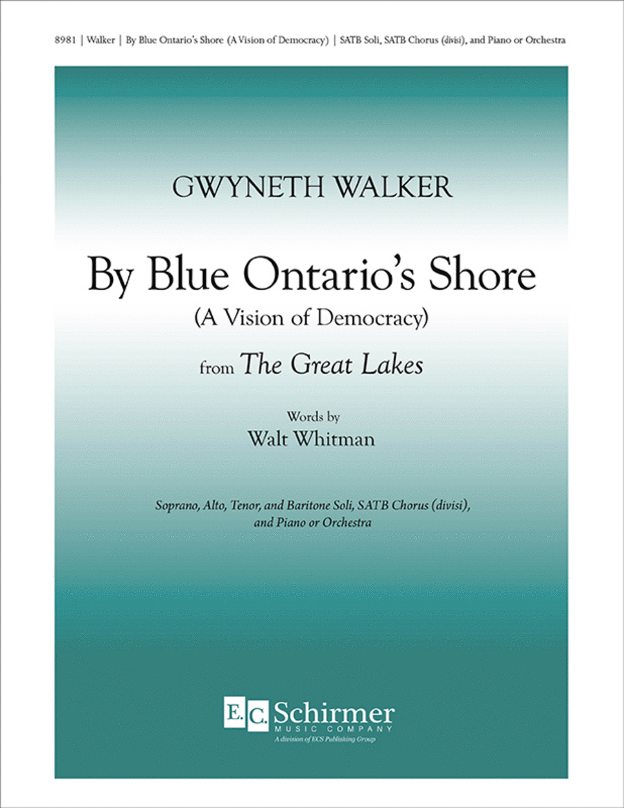 By Blue Ontario's Shore By Blue Ontario's Shore Divisi scores gallery preview page 1