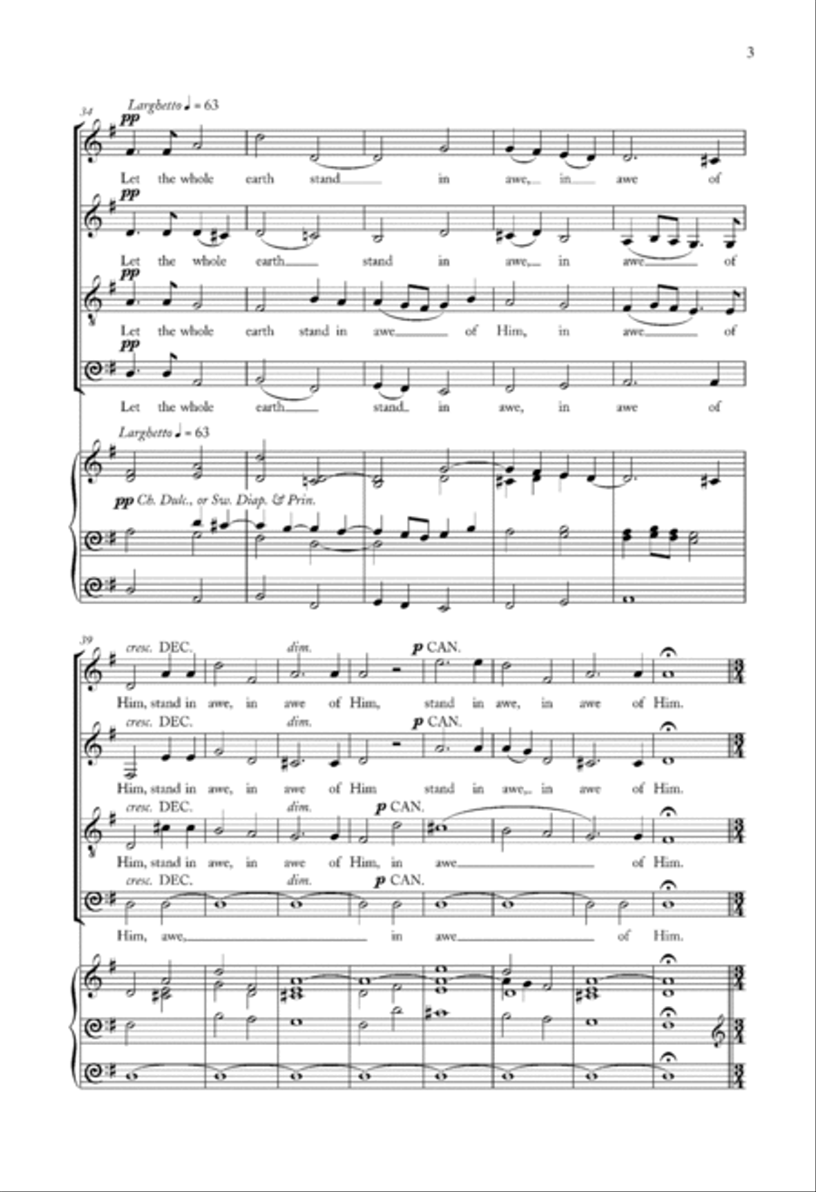 Ascribe Unto The Lord Choir scores gallery preview page 3