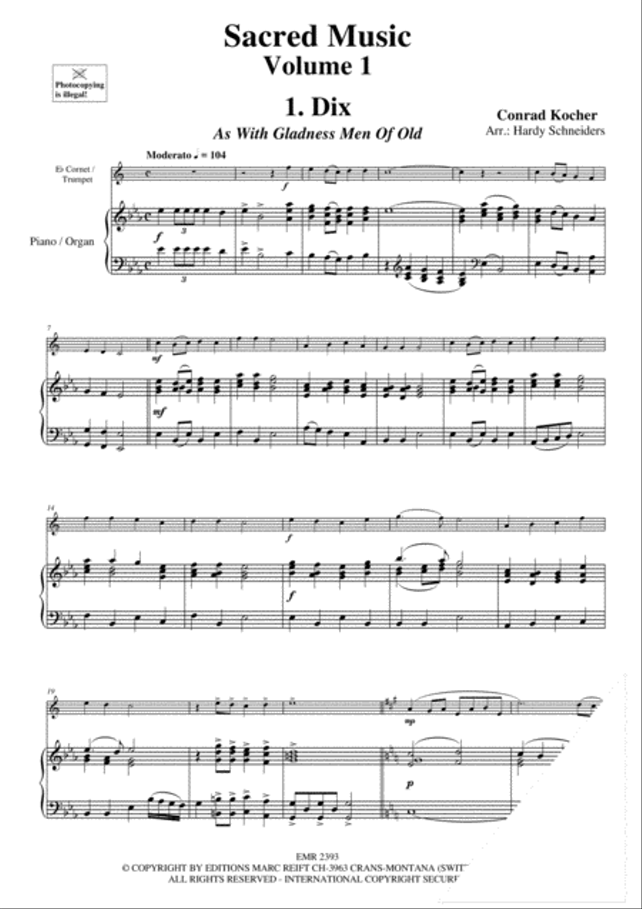<br>Sheet music extract