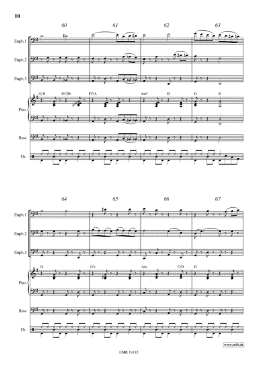 Swanee Euphonium Trio scores gallery preview page 10