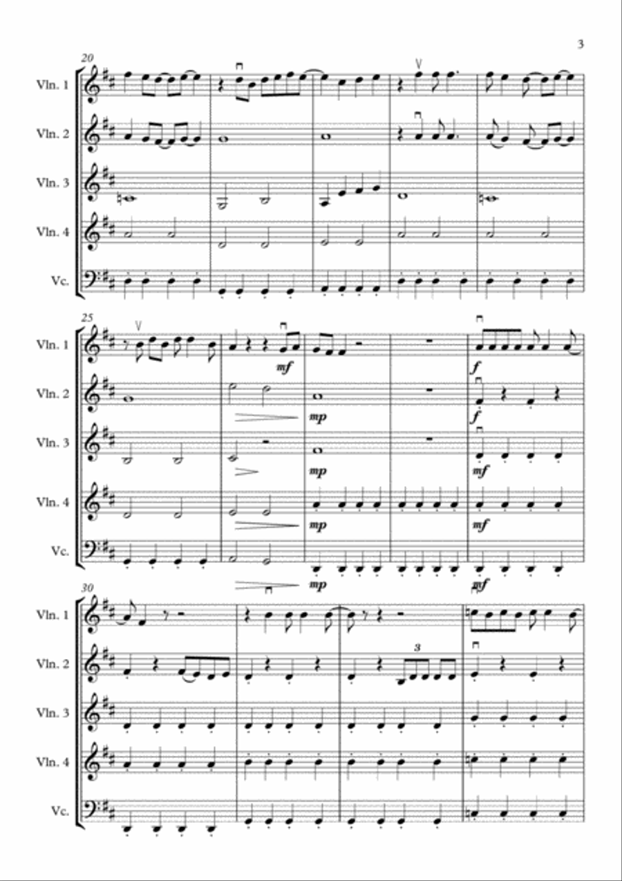 Hi Ho Silver Lining Small Ensemble scores gallery preview page 3