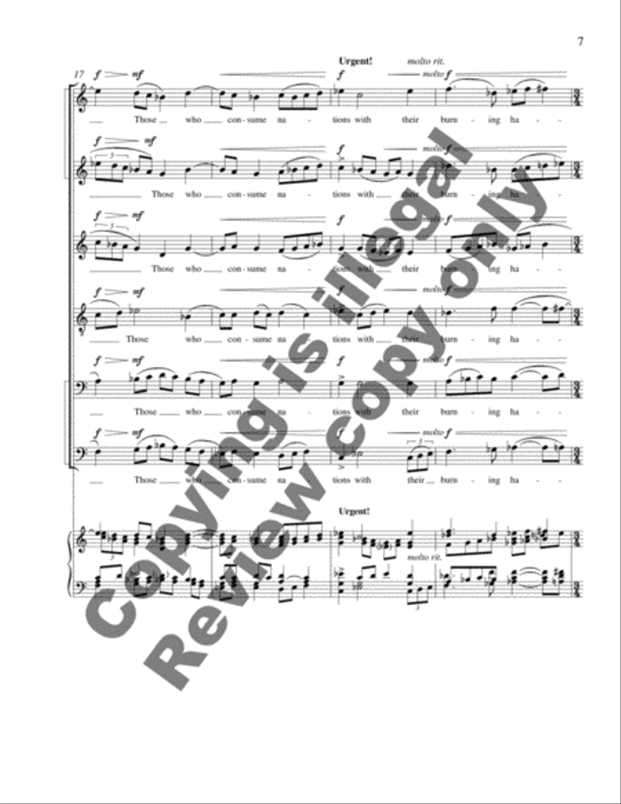 Into the Hour of New Life SSATBB scores gallery preview page 7