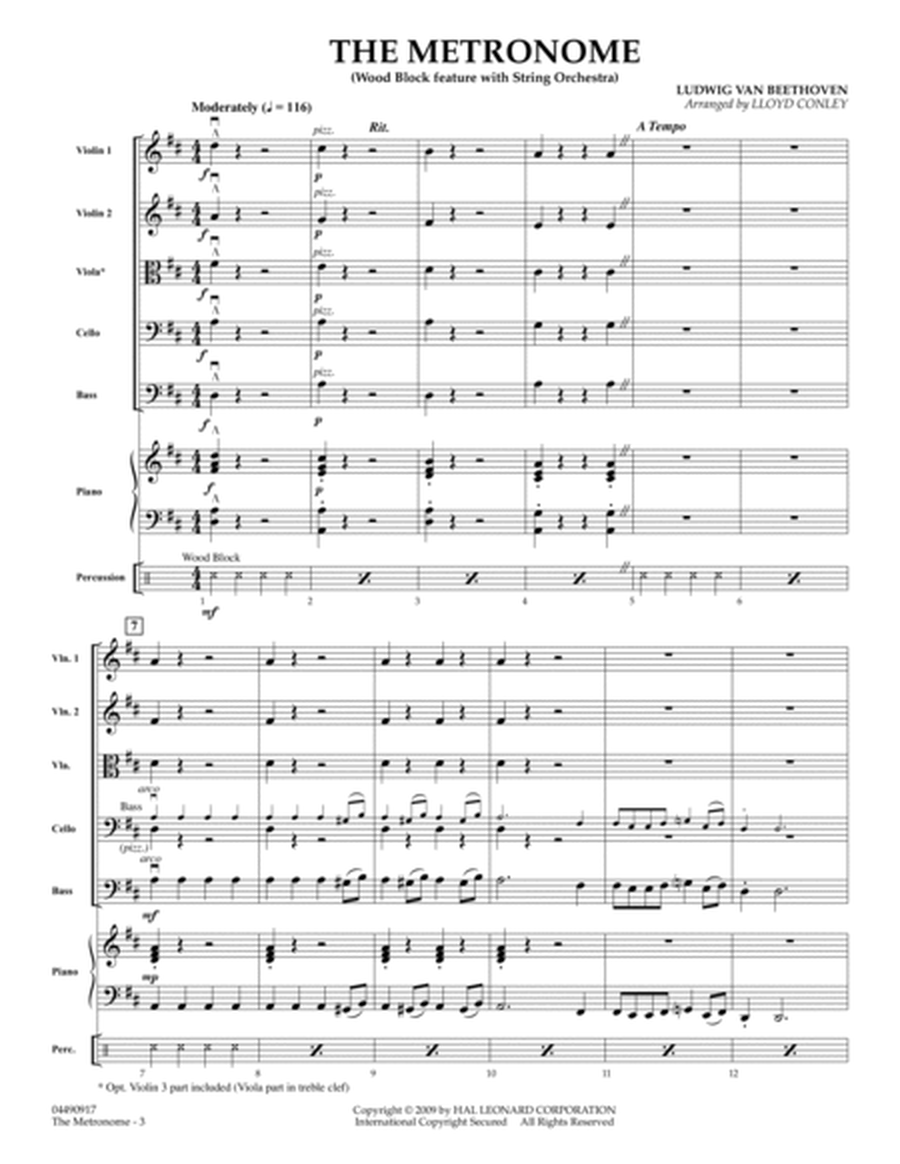 The Metronome - Full Score