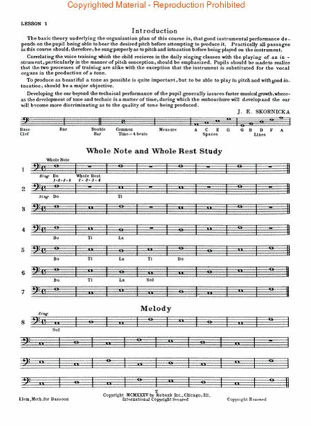 Rubank Elementary Method – Bassoon