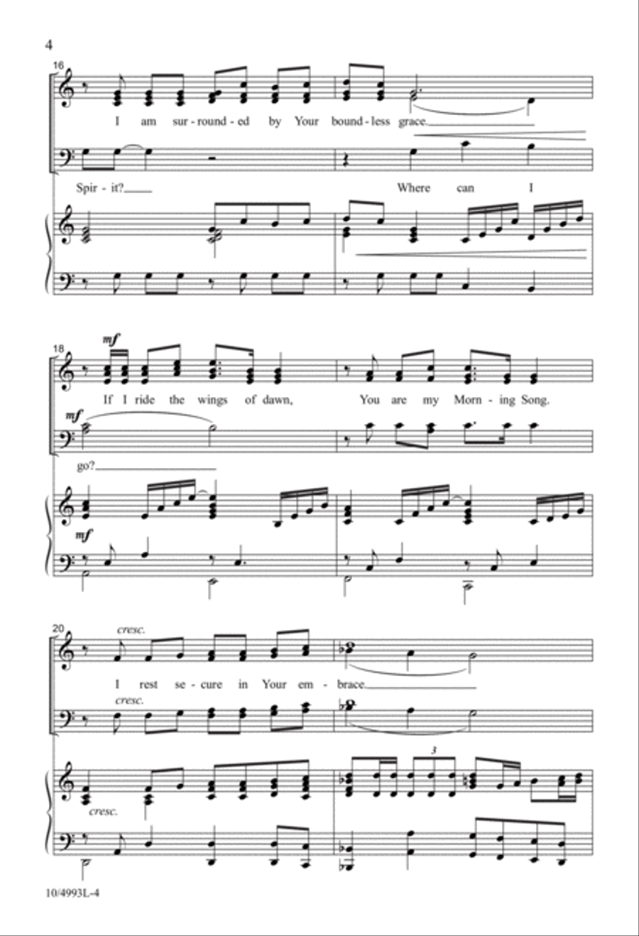 Psalm of Devotion 4-Part scores gallery preview page 4