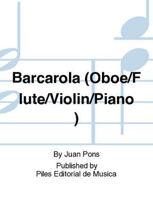 Barcarola (Oboe/Flute/Violin/Piano)