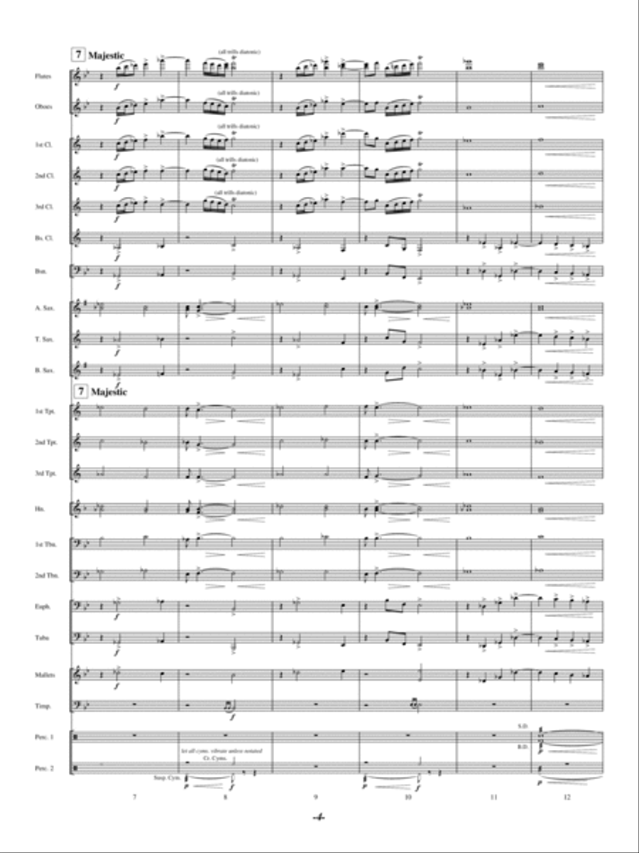 North Bay Vistas North Bay Vistas Concert Band scores gallery preview page 3