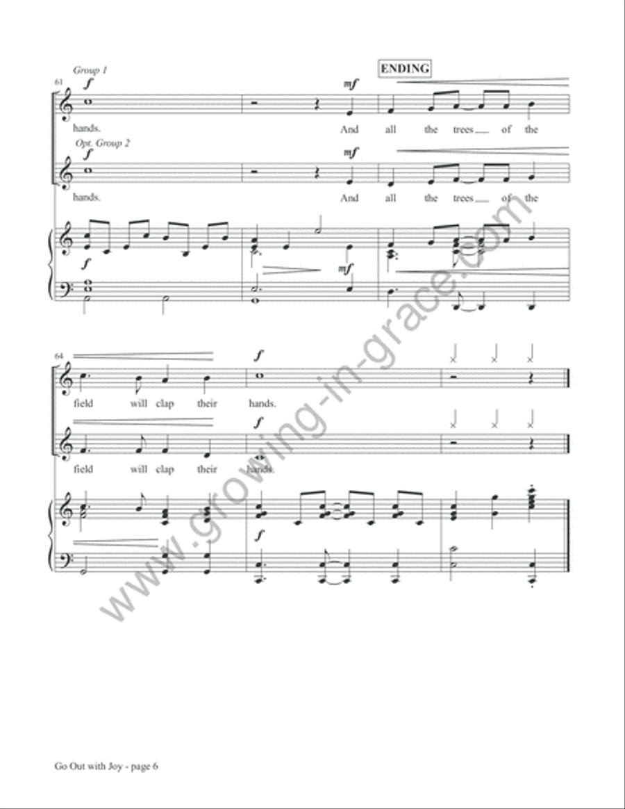 Fruit of the Spirit: Younger Children - Spring Unison Choir scores gallery preview page 10