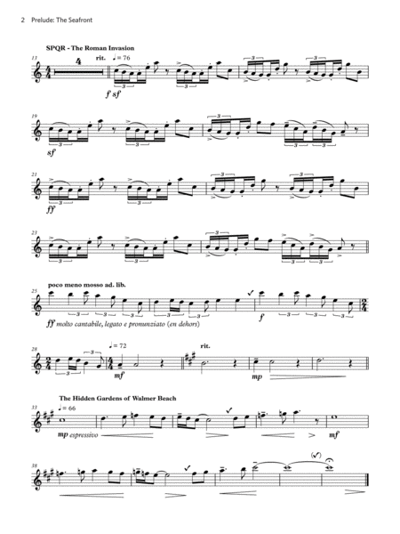 Prelude: The Seafront (Grade 5 List B10 from the ABRSM Treble Recorder syllabus from 2022)