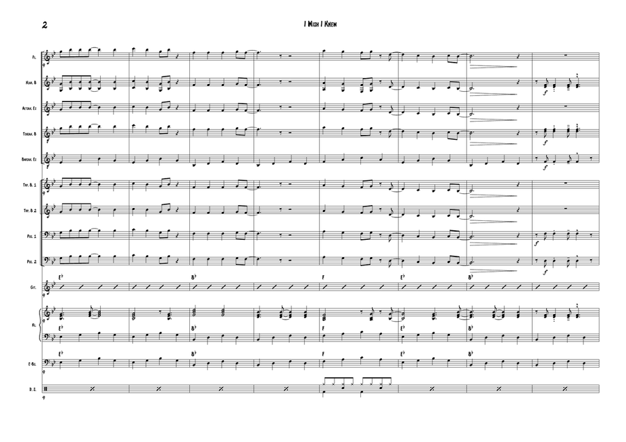 I Wish I Knew Jazz Ensemble scores gallery preview page 5