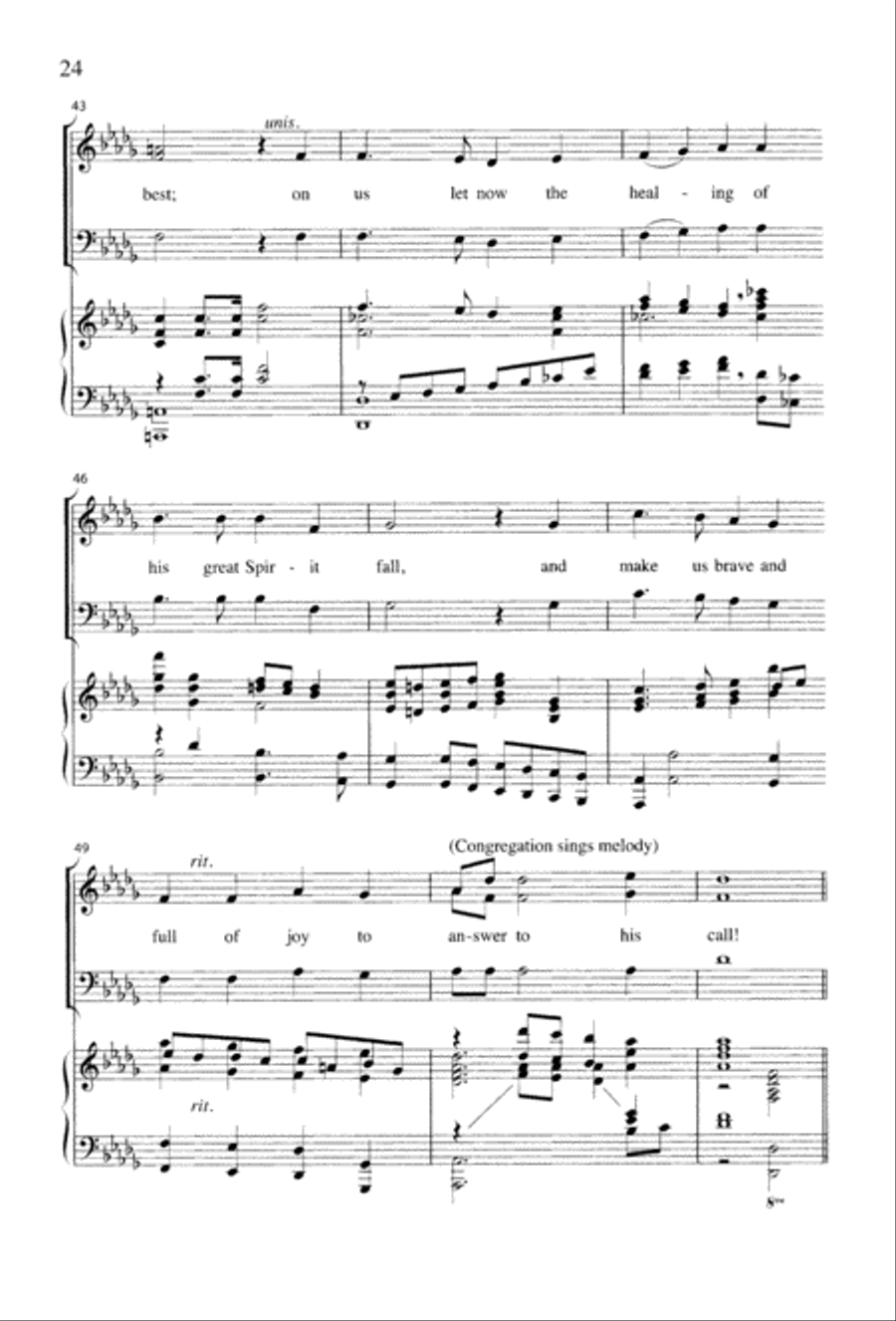 Christ the Crucified 3-Part scores gallery preview page 26