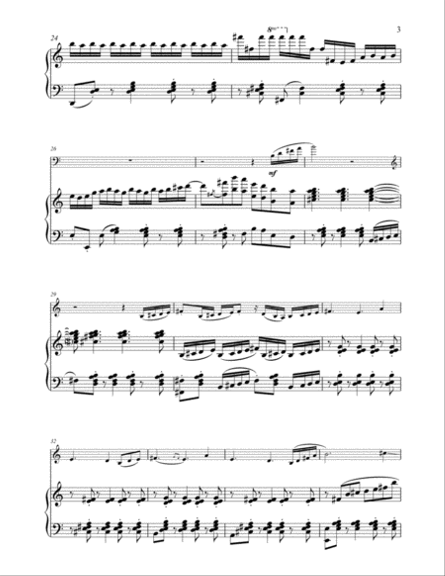 Bagatella for cello and piano Piano scores gallery preview page 3