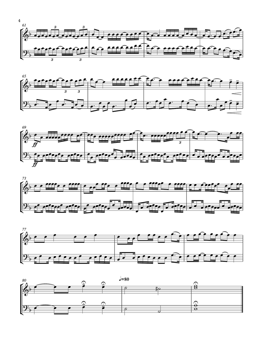 Despacito String Duet scores gallery preview page 4