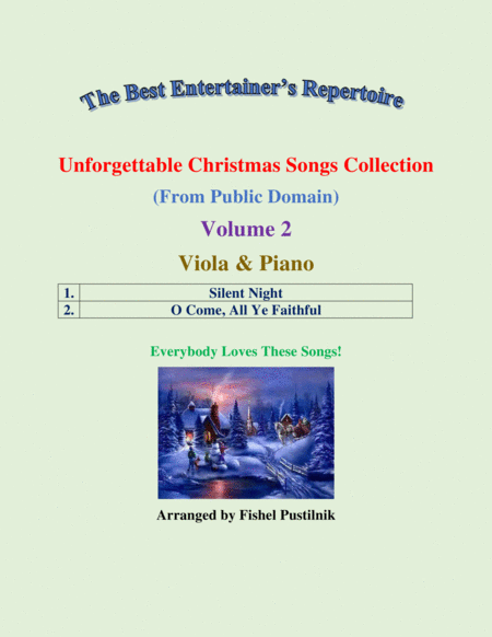"Unforgettable Christmas Songs Collection" (from Public Domain) for String Quartet-Volume 2-Video image number null