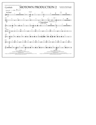 Motown Production 2 (arr. Tom Wallace) - Cymbals