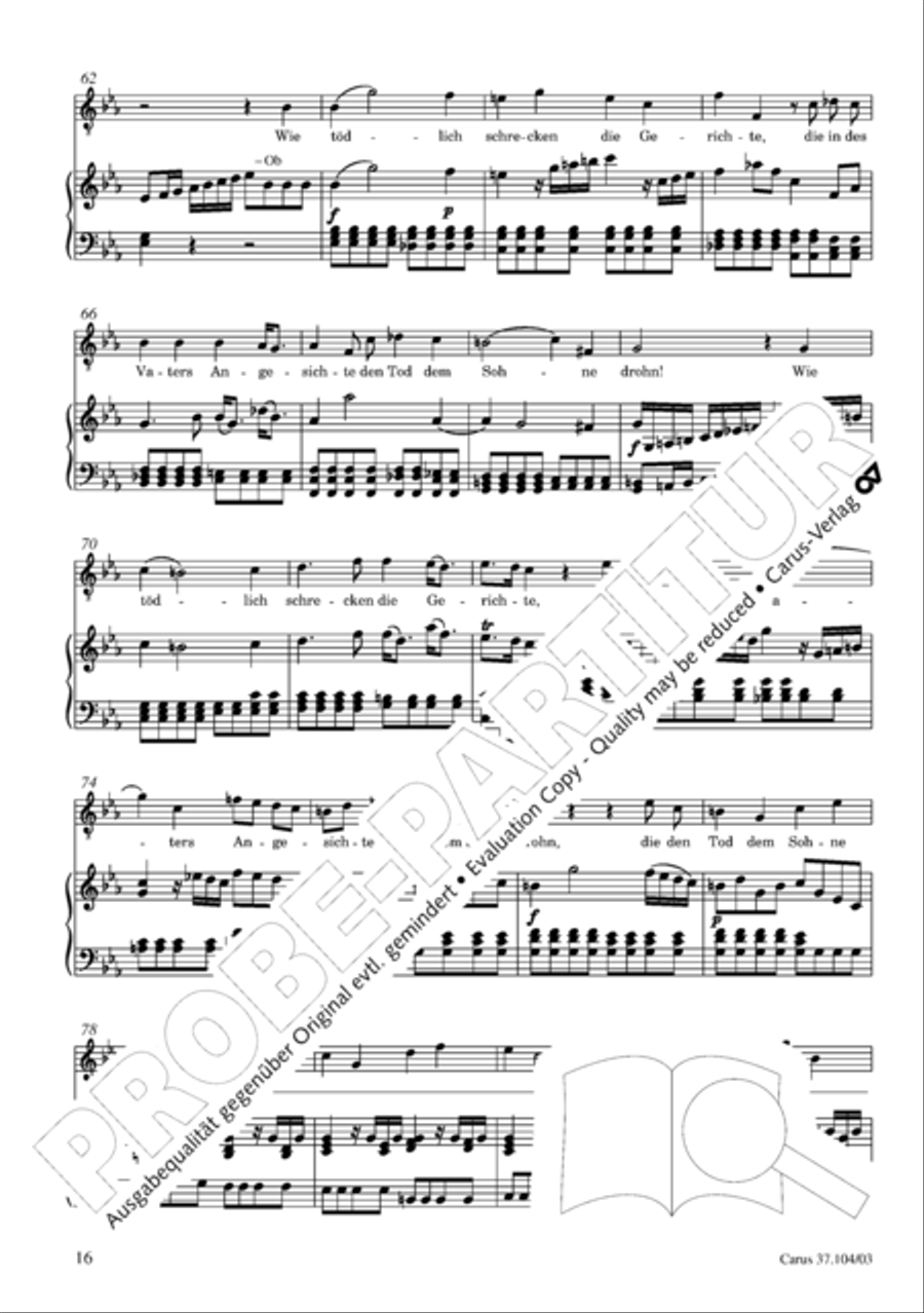 Ein Lammlein geht und tragt die Schuld 4-Part scores gallery preview page 17