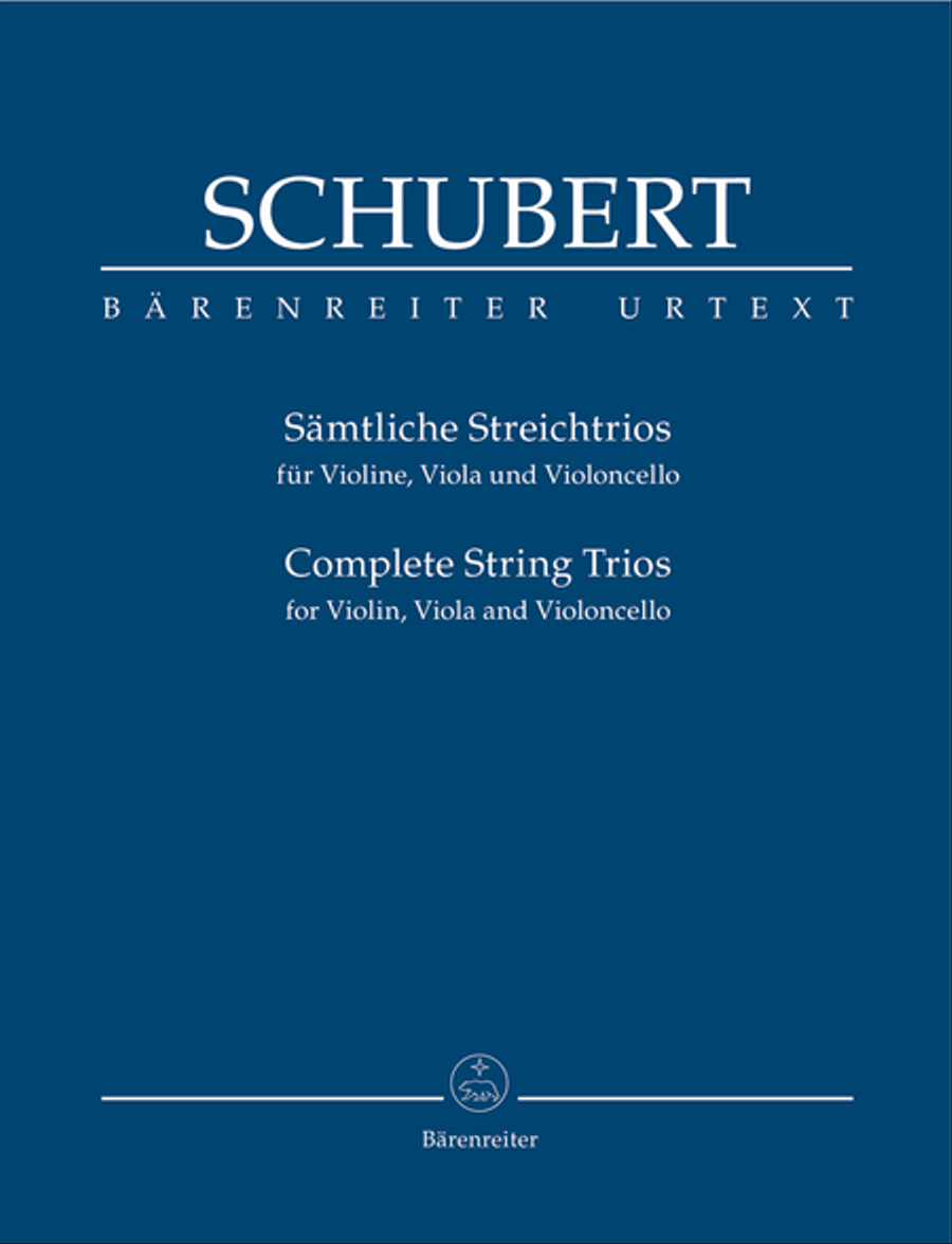 Samtliche Streichtrios for Violin, Viola and Violoncello String Trio scores gallery preview page 1